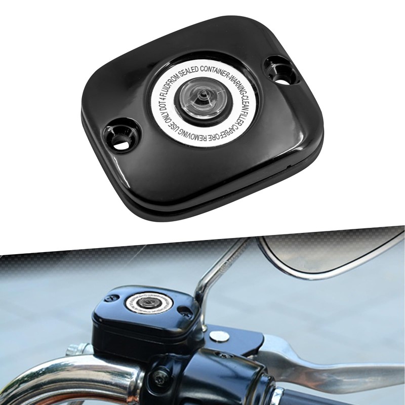 cooideamoto Front Brake Master Cylinder Cover Cap Fit For Harley