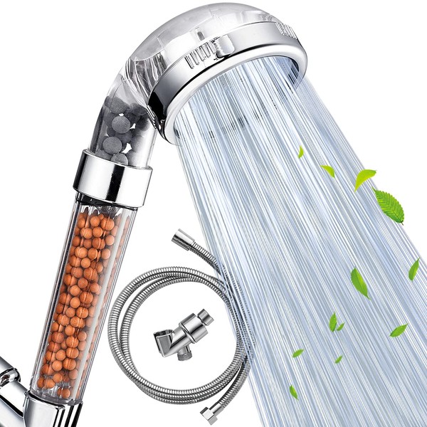 Nosame® Shower Head with Hose , Filter Filtration High Pressure