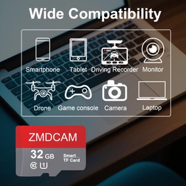 2 Pack 32GB Micro SD Card, High-Speed Micro SD Card, UHS-I U1 C10 A1 Memory TF Card Up to 90MB/S for Smartphones/Tablets/Cameras/Car Audio/Game Consoles
