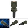 Industrial Aviation Connector Alloy Plating 17-Cores IP67 Waterproof Bent/Straight17-Core Straight