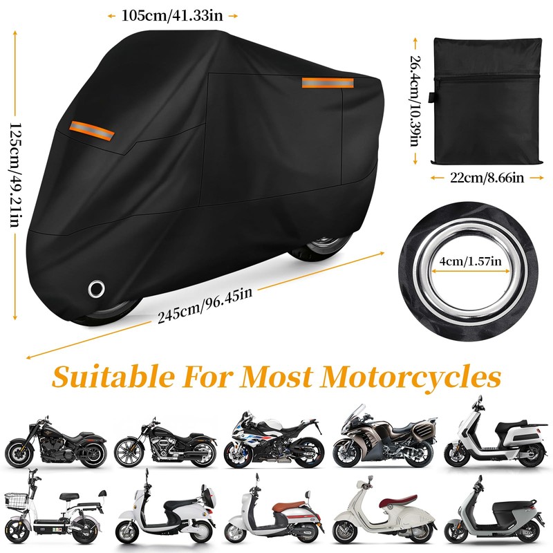 Motorcycle tarpaulins & covers