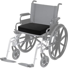 Wheelchair Cushion Memory Foam for Office Chairs, Scooters, Kitchen or Car Seats Orthopedic Lumbar Support, Sciatica & Tailbone Pain Relief - Reduce Back Ache, Improve Posture Seats (18" x 16" x 2")