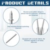 50Pcs Double Headed Skirting Nails,Sufficient Skirting Board Nails,Durable Double Sided