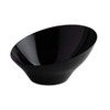 Black Angled Large Bowls (1 Piece) - Ideal for Appetizers, Desserts & Buffets, Stylish & Versatile Serving Dishes