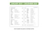 2027 Pocket size Week on two pages diary refill insert