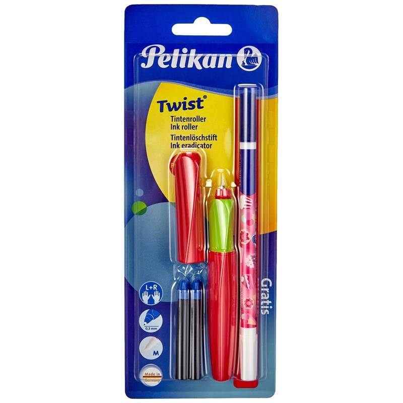 Pelikan Twist Blue - rollerball pens (Stick pen, Blue)