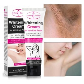 Crema Especializada Aclara Blanquea Axilas Bikini Cuello Normal