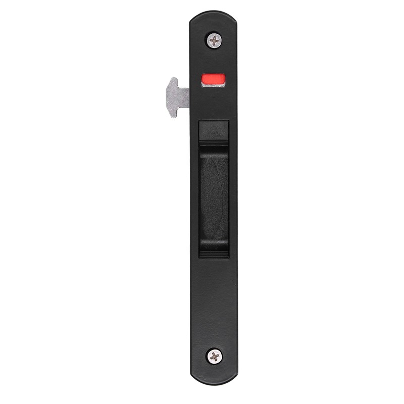 Sliding Door Lock Black Copper Zinc Alloy Lock Furniture Hardware
