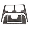 GXARTS 12Pcs Carbon Fiber Full Set Interior Decoration Trim Kit