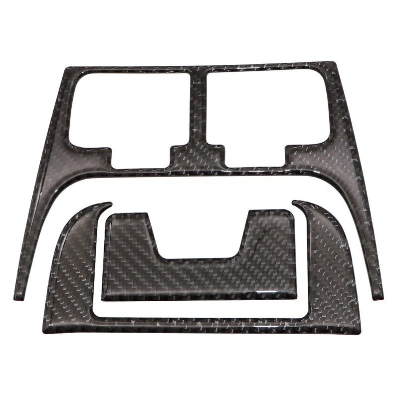 GXARTS 12Pcs Carbon Fiber Full Set Interior Decoration Trim Kit