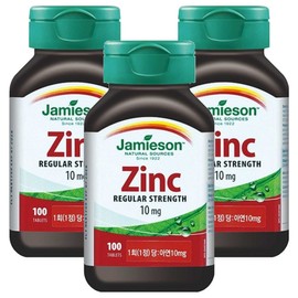 Jamieson Zinc, 100 tablets, 3 pieces / 자미에슨 아연, 100정, 3개