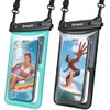 Rynapac Waterproof Phone Pouch - 2 Pack for iPhone &
