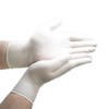 FleXcel Powder Free Nitrile Gloves, White, X-Large - Medical-Grade, Latex-Free,