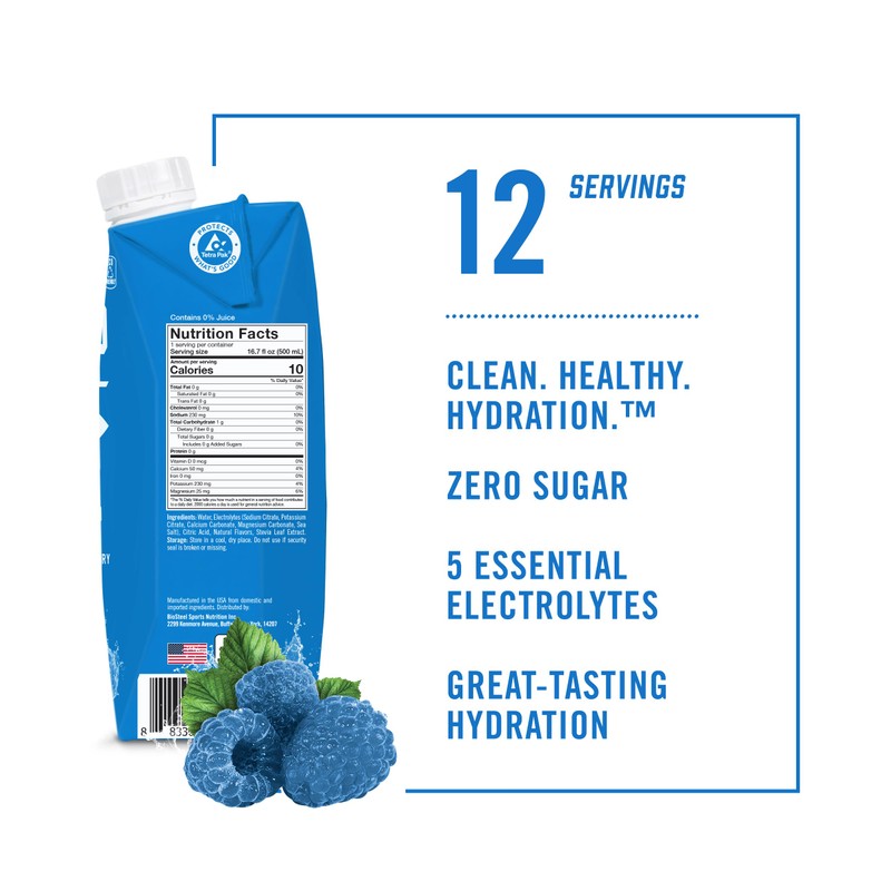 BioSteel Sports Drink, Great Tasting Hydration with 5 Essential Electrolytes,