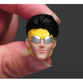 Unbranded 1/12 Male Invincible Boy Carved Head Sculpt For 6" ML Action Figure Body Toys