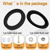 KPALAG RV Toilet Flush Ball Seal and Base Seal Kit