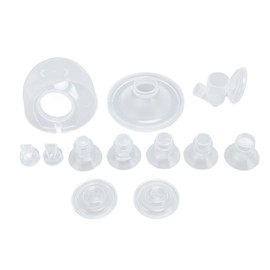 27mm Flange Pump Parts for Momcozy S9/S10/S12 Silicone Pumps Replacement Accessories with 2pcs Duckbill Valves 5pcs Flanges