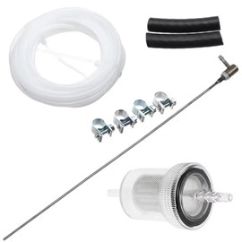 Fuel Tank Standpipe Kit for Webasto Eberspacher Diesel Heaters – Fuel Line Extractor Set with 490mm Pick-Up Pipe, Petrol Filter, 4M Hose, and Clips – Auxiliary Heating Accessory