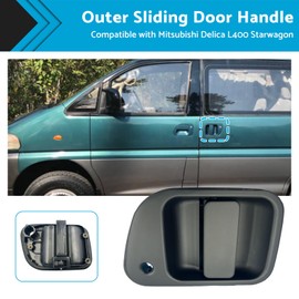 MAX COOL LH Left Rear Sliding Exterior Door Handles Suitable for Mitsubishi Delica L400 Starwagon