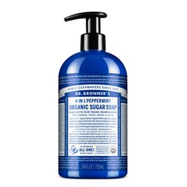 Dr Bronner's 4-In-1 Organic Sugar Soap - Peppermint, 710ml