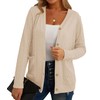 GRECERELLE Womens Lightweight Cardigan Sweater Long Sleeve Button Down Ribbed