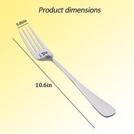 Anniversary Christmas Gifts for Women Couples Bride and Groom Fork Set Gifts for Men Husband Wife Bridal Shower Housewarming Gifts for Him Her Newlywed Birthday Gift for New Couples Forks