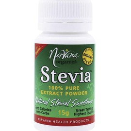 Nirvana Organics Stevia 100% Pure Extract Powder, 15g