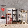 60 Minute Hourglass Sand Timer with Metal Frame, Bronze Big
