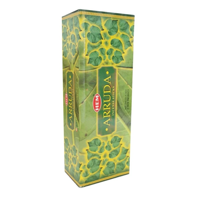 HEM Incienso Hexagonal Ruda C/6 Tubos C/20 Varitas C/u