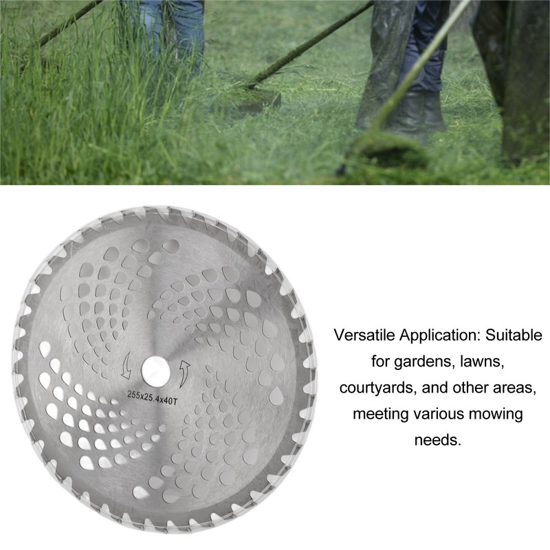 2PCS Lawn Trimmer Blade Head Alloy Steel 10in Accurate Cutting