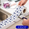 Yuecy Absorbent Sink Sticker, Waterproof Splash Guard Tape,Waterproof Tape for