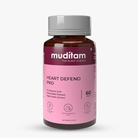 Muditam Ayurveda Heart Defend Pro – 60 Tablets (30-Day Supply) | Herbal Supplement with Ayurvedic Ingredients | Supports Daily Balance & General Wellness | Pack of 1