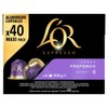 L'OR Espresso Lungo Profondo Coffee Pods x40 Intensity 8 (Pack