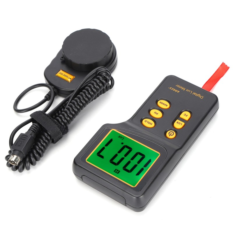 Illuminance Meter Photometric Measurement Data Retention Accurate High Sensitivity 3‑Gear