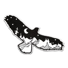 BPA Eagle Embroidered Patch Sew on Iron on Clothes Dress Hat Jeans