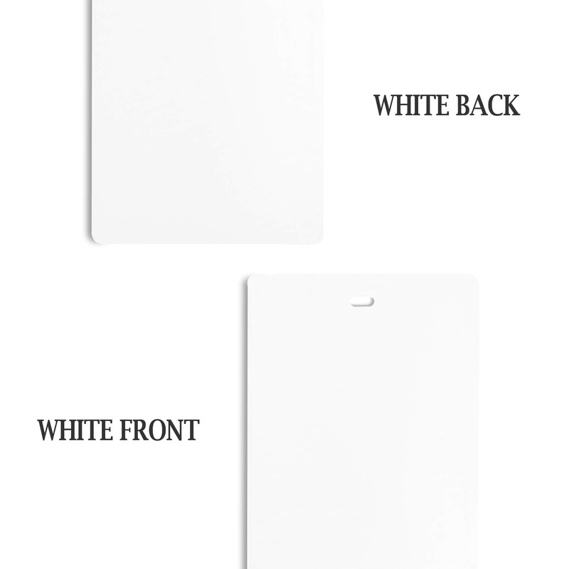 DALIX PVC Vertical Blind Replacement Slats Curved Smooth White 98.5