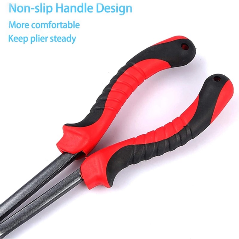 CRAZY SHARK Long Nose Fishing Pliers Hook Remover Tools 11