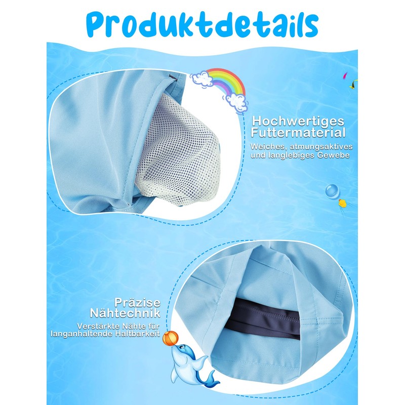 HFDWYJ Costume da bagno per bambini, ad asciugatura rapida, con