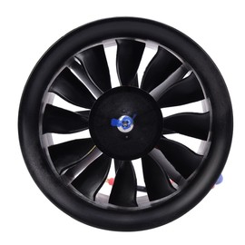 EDF 90mm 12-Blade Fan Propeller with 6S 1450KV Duct Motor for RC Model Aircraft AccessoriesKV1450 6S 90 Duct