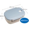 Skater MPP4N-A Vacuum Container, Storage Container, Medium, Sealed Container, Blue,
