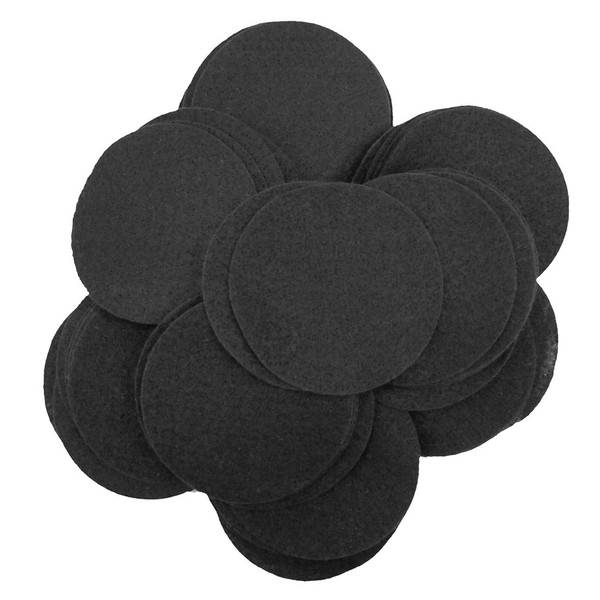 Playfully Ever After Black Craft Felt Circles (3 Inch -
