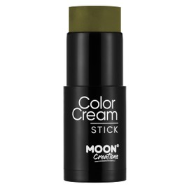 ColorCream Face & Body Paint Stick by Moon Creations - Professional Face Paint Makeup for Adults, Kids - 21g (Army Green)