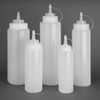 Vogue Squeeze Sauce Bottle with Nozzle Cap 227 ml/8 oz,