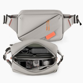 STARTRC PHOTO All-in-One Waterproof Storage Bag for DJI Osmo Pocket 3/Osmo Mobile 7P/Action 5 Pro/,Portable Premium 900D Polyester Multilayer Travel Case with Smart Organization