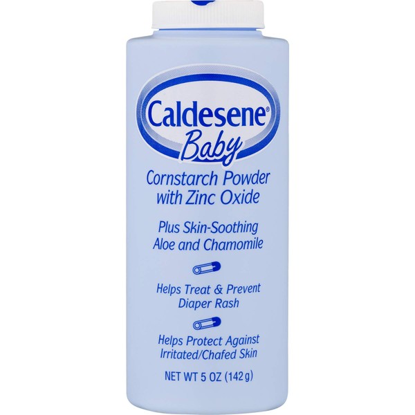 Caldesene Baby Cornstarch Powder With Zinc Oxide 5 oz (Pack of 1)