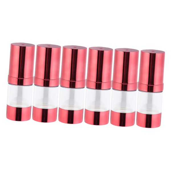 Healeved 6pcs Refillable Pump Bottle Travel Lotion Dispenser for Cosmetics