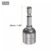 sourcing map Quick-Change Nut Driver Bit, 1/4" Hex Shank 13mm