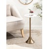 Kate and Laurel Sanzo Modern Pedestal Drink Table, 10 x