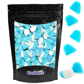 Raspberry Gummi Drops Candy, Delicious Sugar Coated Fruit Flavors Gummies (1 Pound)