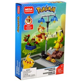 Mega Construx Pokémon Chimchar Vs. Pikachu
